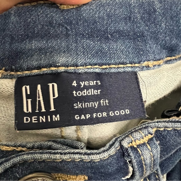 Gap Little Girl Bundle of 3 Skinny Fit, Jeggings Denim Jeans Sz 4 - Picture 7 of 13